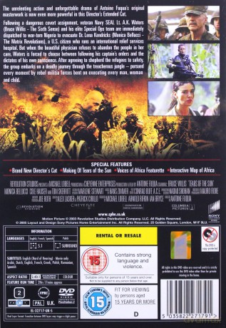 Łzy słońca [DVD]