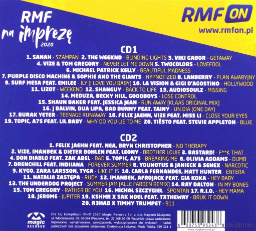 RMF Na Imprezę 2020 [2CD]