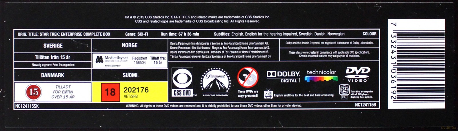 Star Trek: Enterprise Complete Collection [BOX] [28DVD]