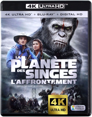 Dawn of the Planet of the Apes (Ewolucja planety małp) [Blu-Ray 4K]+[Blu-Ray]
