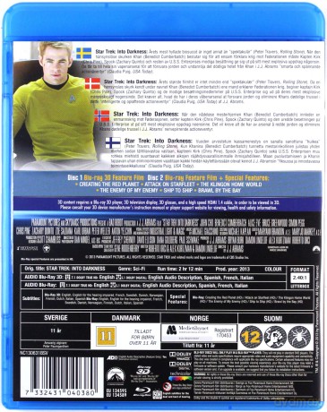 Star Trek Into Darkness (W ciemność. Star Trek) [Blu-Ray 3D]+[Blu-Ray]