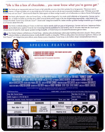 Forrest Gump (steelbook) [Blu-Ray]