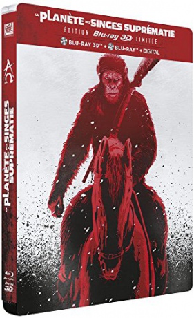 War for the Planet of the Apes (Wojna o planetę małp) (steelbook) [Blu-Ray 3D]+[Blu-Ray]