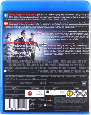 Mission: Impossible 4 - Ghost Protocol [Blu-Ray]