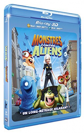 Monsters vs. Aliens (Potwory kontra obcy) [Blu-Ray 3D]+[Blu-Ray]
