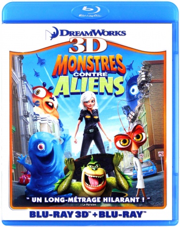 Monsters vs. Aliens (Potwory kontra obcy) [Blu-Ray 3D]+[Blu-Ray]
