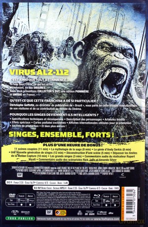 Rise of the Planet of the Apes (Geneza planety małp) [Blu-Ray]