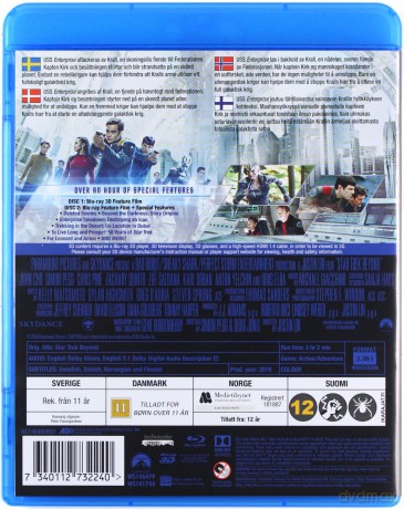 Star Trek Beyond (Star Trek: W nieznane) [Blu-Ray 3D]+[Blu-Ray]