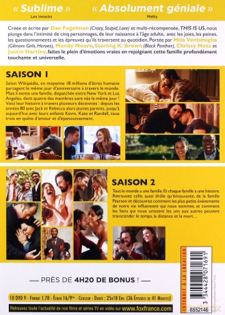 This is Us Season 1-2 (Tacy jesteśmy) [BOX] [10DVD]
