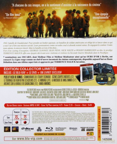 The Thin Red Line (Cienka czerwona linia) (digibook) [Blu-Ray]+[DVD]