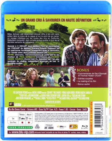 Sideways (Bezdroża) [Blu-Ray]