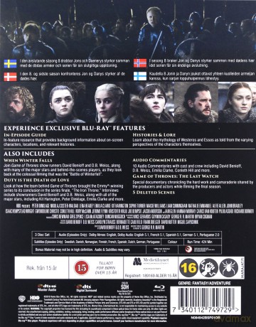 Game of Thrones Season 8 (Gra o Tron) [3xBlu-Ray]