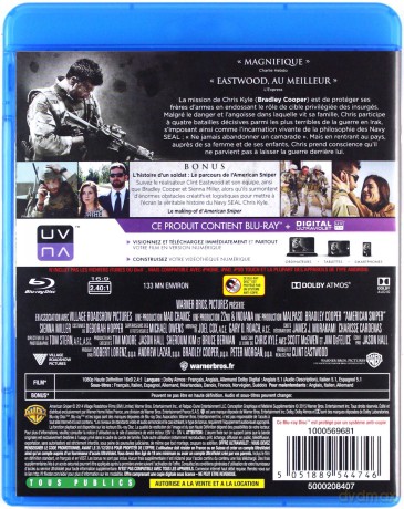 American Sniper (Snajper) [Blu-Ray]