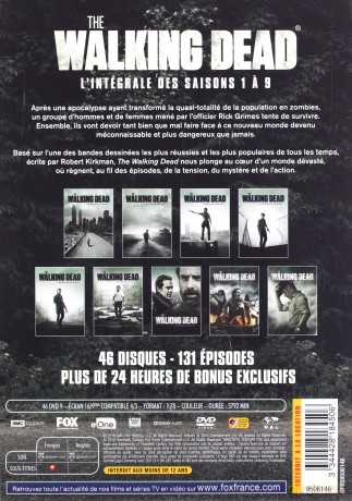 The Walking Dead Season 1-9 (Żywe Trupy) [BOX] [46DVD]