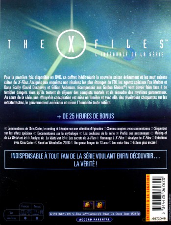 The X-Files Season 1-10 (Z archiwum X) [BOX] [62DVD]