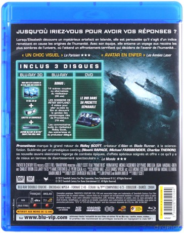 Prometeusz [Blu-Ray 3D]+[Blu-Ray]+[DVD]