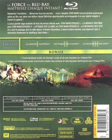 Star Wars: Prequel Trilogy [3xBlu-Ray]