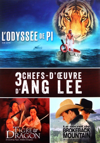 Life of Pi / Brokeback Mountain / Crouching Tiger, Hidden Dragon (Życie Pi / Tajemnica Brokeback Mountain / Przyczajony tygrys, ukryty smok) [BOX] [3DVD]