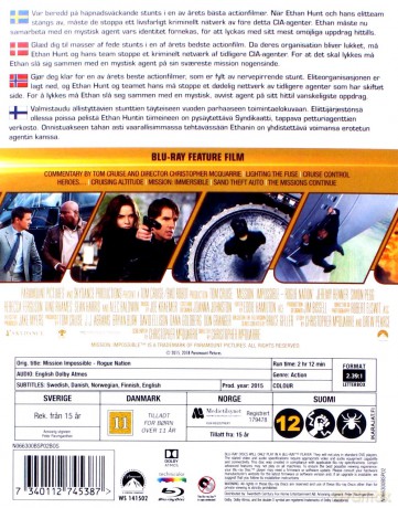 Mission: Impossible 5 - Rogue Nation (steelbook) [Blu-Ray]