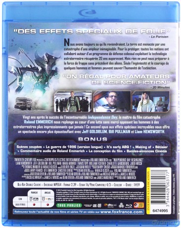 Independence Day: Resurgence (Dzień Niepodległości: Odrodzenie) [Blu-Ray]