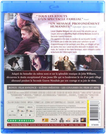 The Book Thief (Złodziejka książek) [Blu-Ray]