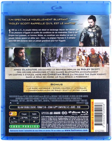 Exodus: Gods and Kings (Exodus: Bogowie i królowie) [Blu-Ray]