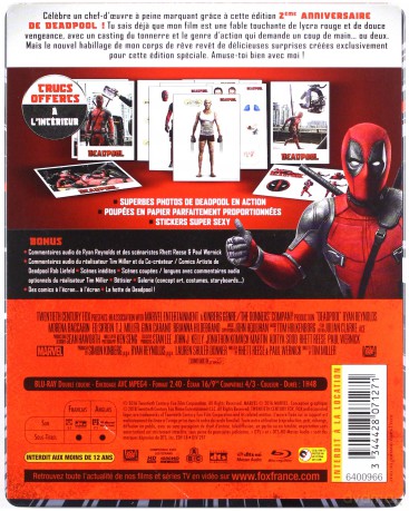 Deadpool (steelbook) [Blu-Ray]