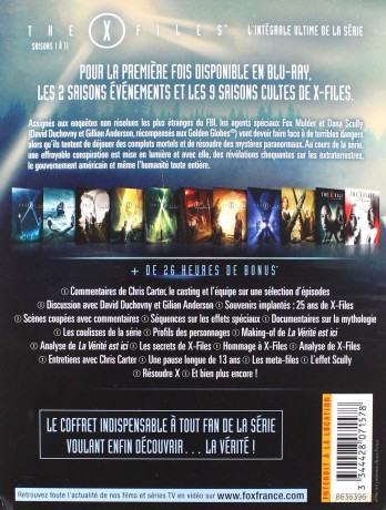 The X Files: Season 1-11 (Z archiwum X) [60xBlu-Ray]