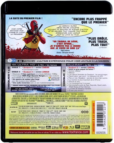 Deadpool 2 [Blu-Ray 4K]+[Blu-Ray]