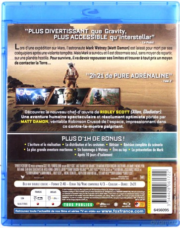The Martian (Marsjanin) [Blu-Ray]