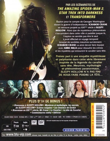 Sleepy Hollow Season 1 (Jeździec bez głowy) [3xBlu-Ray]
