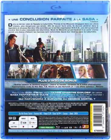 Maze Runner: The Death Cure (Więzień labiryntu: Lek na śmierć) [Blu-Ray]
