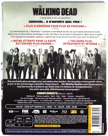 The Walking Dead: Season 5 (steelbook) [5xBlu-Ray]+[DVD]