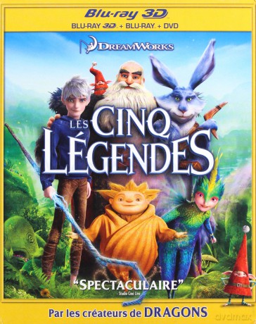 Rise of the Guardians (Strażnicy marzeń) [Blu-Ray 3D]+[Blu-Ray]+[DVD]