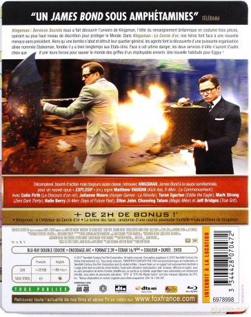 Kingsman: The Golden Circle (Kingsman: Złoty krąg) (steelbook) [Blu-Ray]