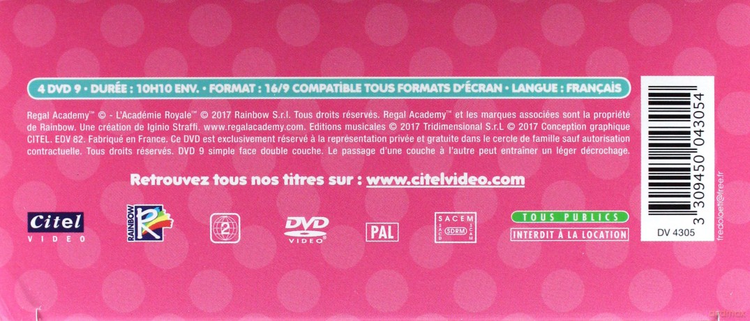 Regal Academy Season 1 (Królewska Akademia Bajek) [BOX] [4DVD]