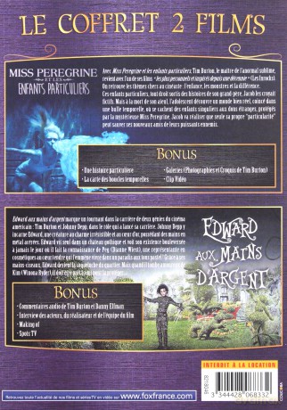 Miss Peregrine's Home for Peculiar Children / Edward Scissorhands (Osobliwy dom pani Peregrine / Edward Nożycoręki) [2DVD]