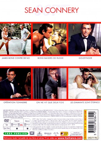 007 James Bond Sean Connery Collection: Dr. No / From Russia with Love / Goldfinger / Thunderball / You Only Live Twice / Diamonds Are Forever [BOX] [6DVD]
