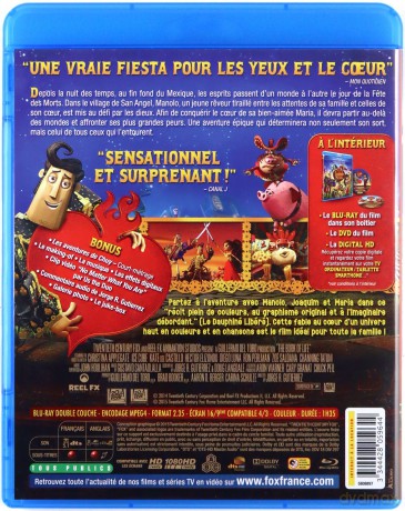 The Book of Life (Księga życia) [Blu-Ray]+[DVD]