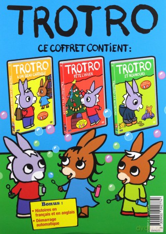 Trotro - Vol. 4-6 (Trotro a un beau cartable / Trotro fete l'hiver / Trotro et Nounours) [3DVD]