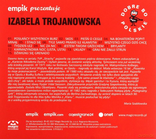 Izabela Trojanowska: Dobre Bo Polskie [CD]