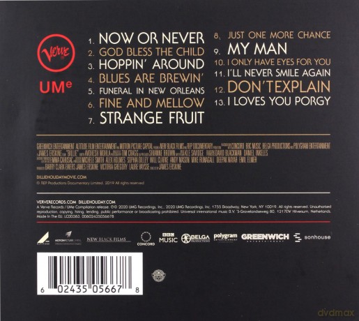 Billie soundtrack [CD]