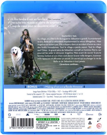 Belle & Sebastian - The Adventure Continues (Bella i Sebastian 2) [Blu-Ray]