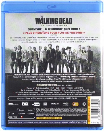 The Walking Dead Season 5 (Żywe Trupy) [5xBlu-Ray]
