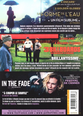 The Shape of Water / Three Billboards Outside Ebbing, Missouri / In the Fade (Kształt wody / Trzy billboardy za Ebbing, Missouri / W ułamku sekundy) [BOX] [3DVD]