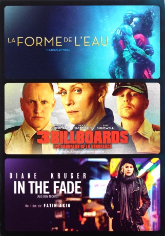 The Shape of Water / Three Billboards Outside Ebbing, Missouri / In the Fade (Kształt wody / Trzy billboardy za Ebbing, Missouri / W ułamku sekundy) [BOX] [3DVD]