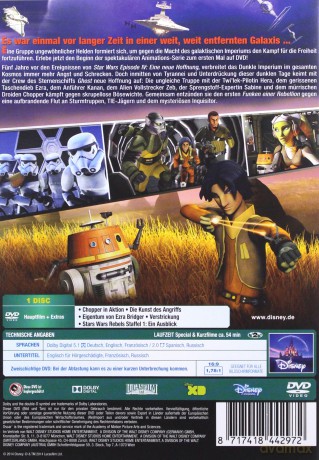 Star Wars: Rebels: Spark of Rebellion (Star Wars: Rebelianci) [DVD]