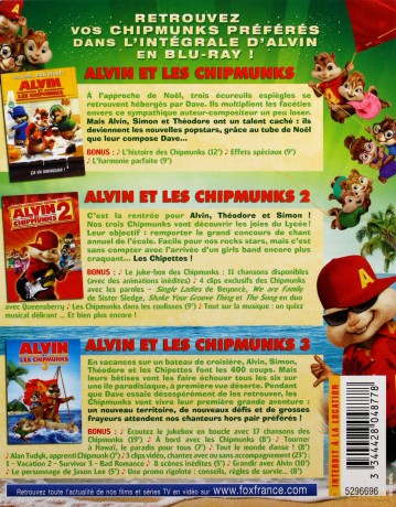 Alvin and the Chipmunks (Alvin i wiewiórki) [BOX] [3xBlu-Ray]