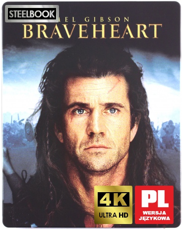 Braveheart Waleczne Serce (steelbook) [Blu-Ray 4K]+[Blu-Ray]