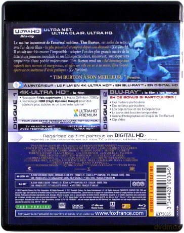 Miss Peregrine's Home for Peculiar Children (Osobliwy dom pani Peregrine) [Blu-Ray 4K]+[Blu-Ray]